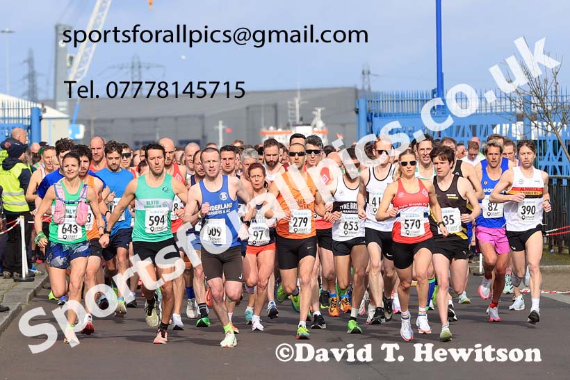 The 2024 Blyth 10k Road Race.  Photo: David T. Hewitson/Sports for All Pics